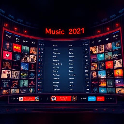 Music charts game artwork
